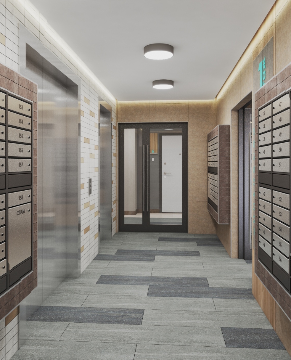 Интерьер подъезда