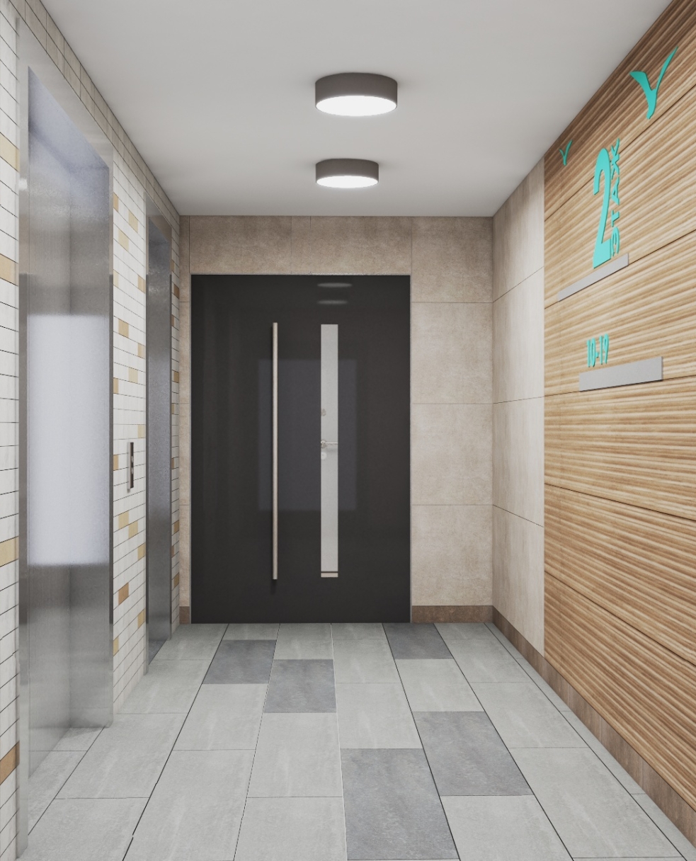 Интерьер подъезда